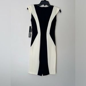 XOXO Size 0 Form-Fitting Black&White Dress